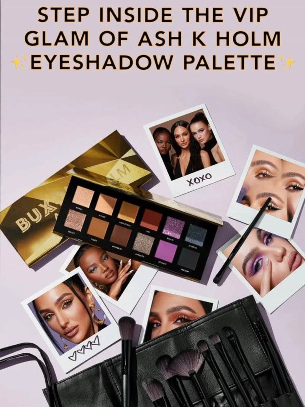 Buxom x Ash K Holm Eyeshadow Palette NIB Sealed Limited Edition 🎨